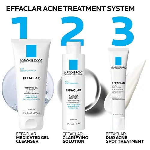 La Roche-Posay Effaclar Dermatological 3 Step Acne Treatment System La Roche-Posay Au supplements