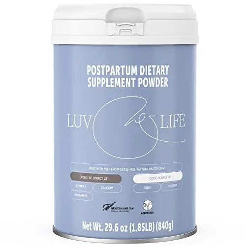 LUV&LIFE Postpartum Vitamin Supplement Powder Vanilla Flavored Has Postnatal Multivitamins LUV&LIFE Au supplements