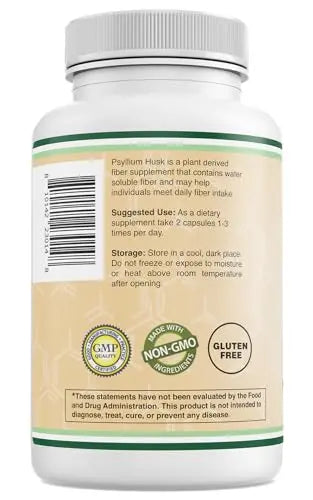 Double Wood Supplements Psyllium Husk Capsules Fiber Supplement Double Wood Supplements Au supplements