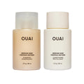 OUAI Medium Hair Shampoo & Conditioner Set, Travel Size - Hydrating Shampoo & Conditioner - With Coconut Oil, Babassu, Kumquat Extract & Keratin - Sulfate, Paraben & Phthalate Free (3 Oz) OUAI Au supplements