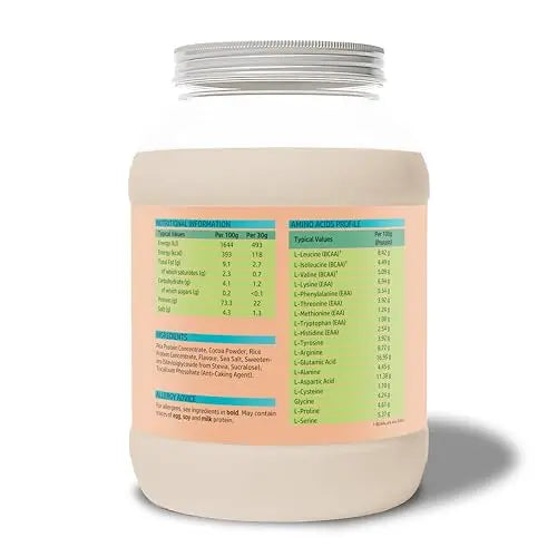NutriVolv Vegan Plant Based Protein Powder | Milk Chocolate Flavour 900g | Pea & Rice Protein Blend NutriVolv Au supplements