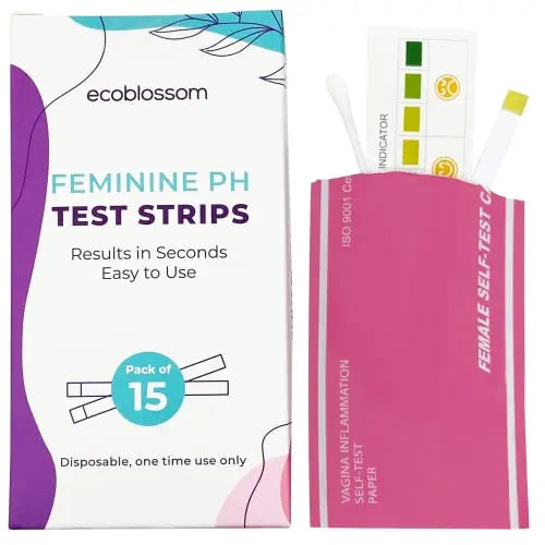 Ecoblossom Vaginal pH Test Strips for Women - Check pH Balance - Monitor Bacterial Vaginosis EcoBlossom Au supplements