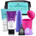 Ecoblossom Complete Menstrual Cup Kit - Small & Large Reusable Period Cups, Silicone Sterilizer EcoBlossom Au supplements