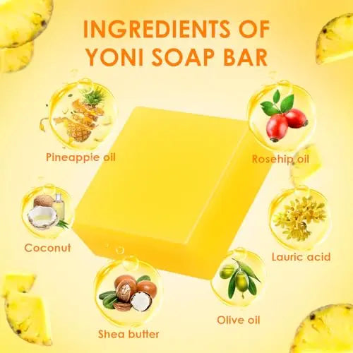 2 PCS Yoni Soap Bars Feminine Wash, 100% Natural Organic Yoni Bar Soap for Women Ph Balance Yoni BASSI Au supplements