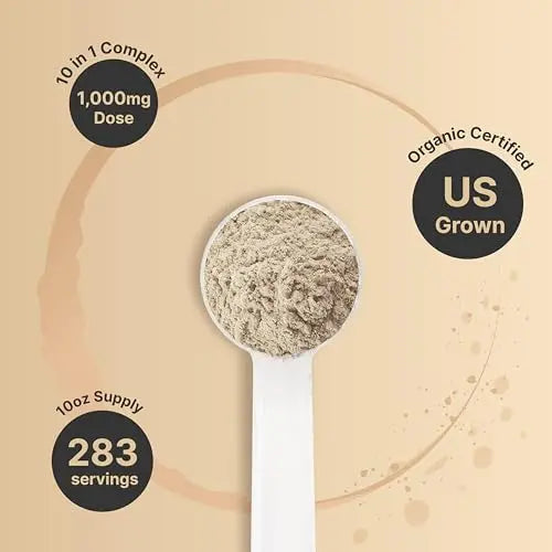 NatureBell Organic Myco Guardians 10 in 1 Mushroom Powder, 10oz | Fresh Superfood NatureBell Au supplements