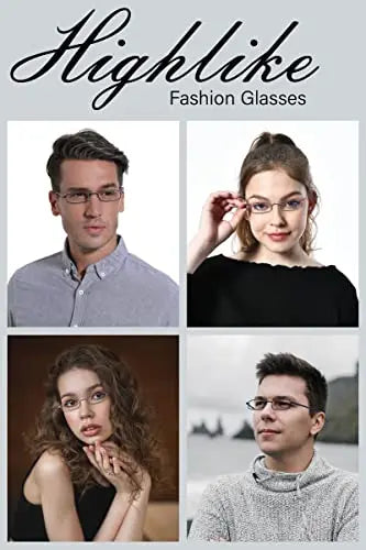HIGHLIKE 4-Pack Slim Pocket Reading Glasses Men Women, Compact Readers Super Clear HIGHLIKE Au supplements