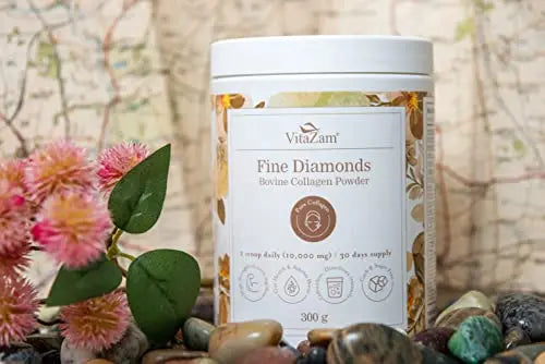 Vitazam Fine Diamond Bovine Collagen Powder - Hydrolyzed Type 1 & 3 Collagen Powder Protein VitaZam Au supplements