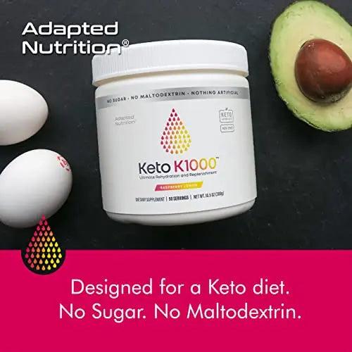 Hi-Lyte Keto K1000 Electrolyte Powder | Raspberry Lemon | Hydration Supplement Drink Hi-Lyte Au supplements