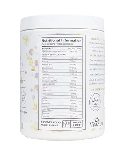 Vitazam Bovine Collagen Peptides - Hydrolyzed Type 1 & 3 Collagen Powder Protein Supplement for Healthy VitaZam Au supplements