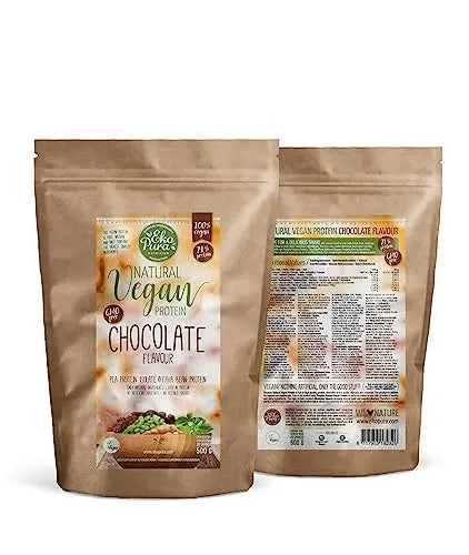 Ekopura Natural Vegan Protein - Chocolate - 500g | 76% Protein | 100% Plant-Based Ingredients Ekopura Au supplements
