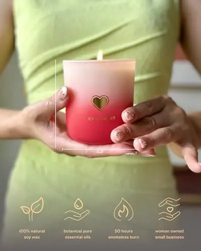 Inspired Picks Refreshing Green Candle – Wood Sage & Sea Salt w/Gold Stemmed Leaves Symbol Inspired Picks Au supplements