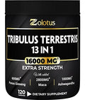 13in1 Tribulus Terrestris Capsules - 16000mg Per Serving with Maca, Horny Goat Weed Zolotus Au supplements