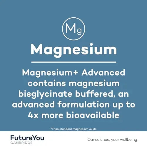 FutureYou Magnesium+ Advanced (28 Capsules). High Strength Magnesium Supplements for Women & Men FutureYou Cambridge Au supplements