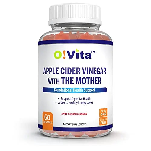 O!VITA Apple Cider Vinegar Gummies with The Mother, Gluten Free, Vegan, Made with Pomagranate O!VITA Au supplements