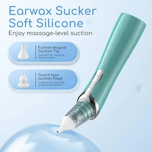 Ear Vacuum Wax Remover, Ear Wax Removal with 8 Pcs Ear Pick, Ear Wax Girug Au supplements