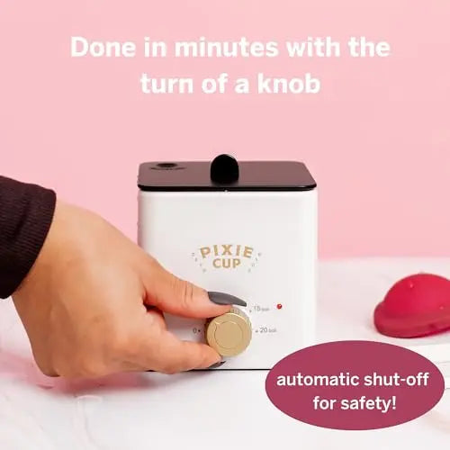 Pixie Menstrual Cup & Disc Boiler Sterilizer - Easily Submerge & Clean Your Period Cup in Boiling Water Pixie Cup Au supplements