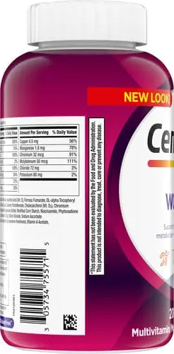 Centrum Multivitamin Tablet for Women, Multivitamin/Multimineral Supplement with Iron, Vitamin D3, B Vitamins and Antioxidant Vitamins C and E Centrum Au supplements