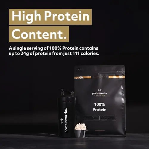 Protein Works - 100% Protein, 1.25kg, High Protein Blend, 41 Servings, Chocolate Silk Protein Works Au supplements