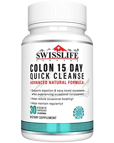 SWISSLIFE FOREVER Colon 15 Day Quick Cleanse, Advanced Gut Cleanse Detox, Improves SWISSLIFE FOREVER Au supplements