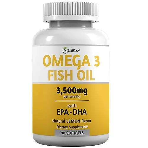 Burpless Fish Oil Pills. Triple Strength Omega 3 Fish Oil Burpless. EPA DHA Omega 3 Supplement Dr. Matthew Au supplements