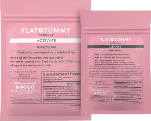 Flat Tummy Tea 2-Step Detox Tea – 2 Week Program – to Boost Energy, Speed Metabolism Flat Tummy Tea Au supplements