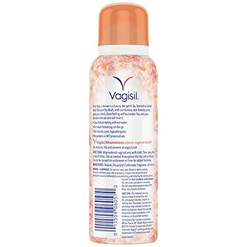 Vagisil Scentsitive Scents Feminine Dry Wash Deodorant Spray for Women, Gynecologist Tested Vagisil Au supplements