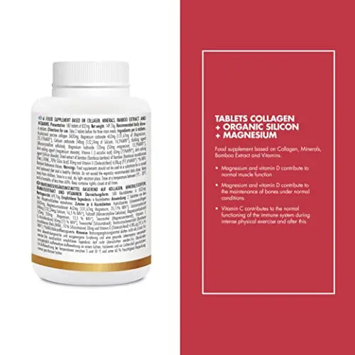 Bestdiet - Collagen with Silicon and Magnesium - Minerals - Bamboo Extract and Vitamins BEST DIET Au supplements