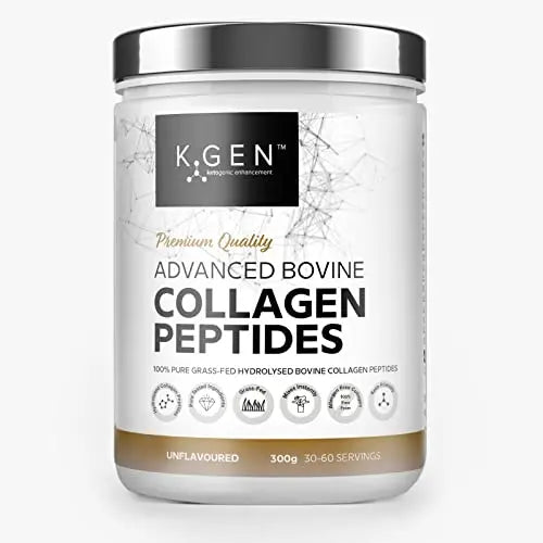 K-GEN Bovine Collagen Powder with Premium Quality Ingredients – Pure Hydrolysed Grass-Fed Bovine Collagen K GEN ketogenic enhancement Au supplements