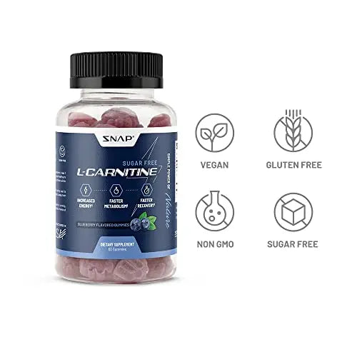 Snap Supplements Nitric Oxide Booster and L-Carnitine Gummies Snap Supplements Au supplements