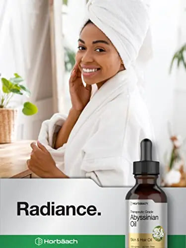 Abyssinian Oil 4 fl oz | Hair and Skin Oil | 2 Pack of 2oz | Paraben, SLS and Fragrance Free Horbäach Au supplements