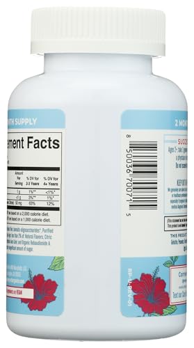 Kids Magnesium Citrate Gummies by MaryRuth's | 2 Month Supply | Sugar Free | Calm Magnesium Gummies for Kids 2+ | Bone Health | Calcium Absorption