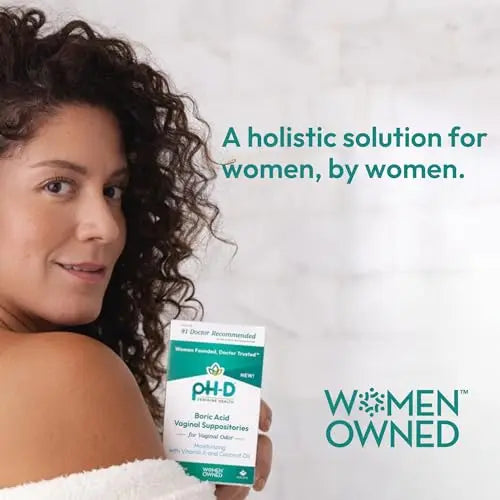 pH-D Feminine Health - Boric Acid Moisturizing Suppository - Woman Owned - for Vaginal Odor pH-D Feminine Health Support Au supplements