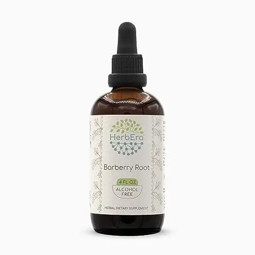 Barberry Root B120 Alcohol-Free Herbal Extract Tincture, Concentrated Liquid Drops Natural Barberry HerbEra Au supplements
