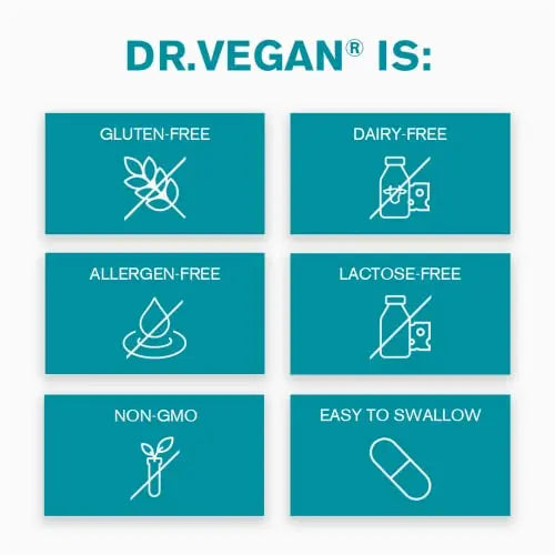 DR.VEGAN Skin Saviour | Fuel Collagen Naturally | Collagen Alternative | 60 Capsules dr vegan Au supplements