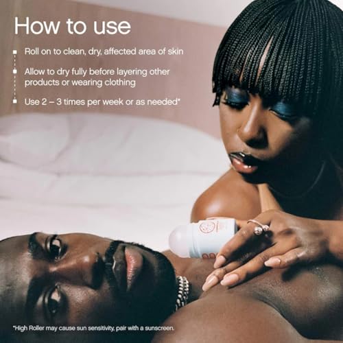Topicals High Roller Ingrown Hair Serum | Roll-on Tonic to Soothe and Calm Irritated Skin