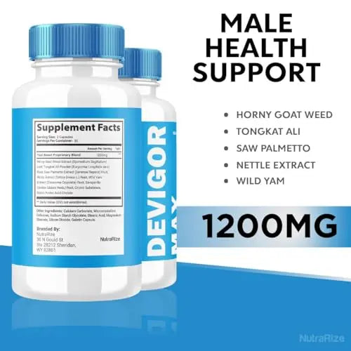 NutraRize Devigor Max - Devigor Max Pills for Man, Devigor Max Supplement to Promote NutraRize Au supplements