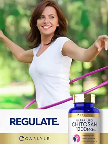 Carlyle Chitosan Supplement 1200mg | 120 Quick Release Capsules | Non-GMO Carlyle Au supplements