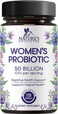 Probiotics for Women 4-in-1, 50 Billion CFU + Prebiotics, Vaginal Women's Probiotic Nature's Nutrition Au supplements