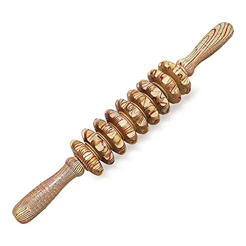Deston Wooden Massager Handheld Roller Trigger Point Massager Stick for Fascia, Cellulite Deston Au supplements