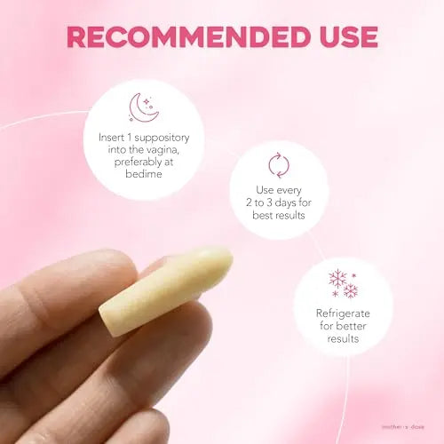 Mother's Dose Hyaluronic Acid Suppository HydraDose- Hormone Free Moisturizer MOTHER·S DOSE Au supplements