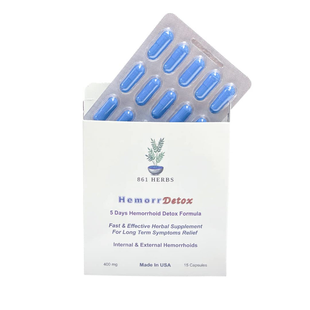 '-5-Day 15 Capsules, Fast & Long-Term Relief, Natual Herbs Formula Remedy, Address Root Causes of Hemorrhoids. - TrustMedUSA