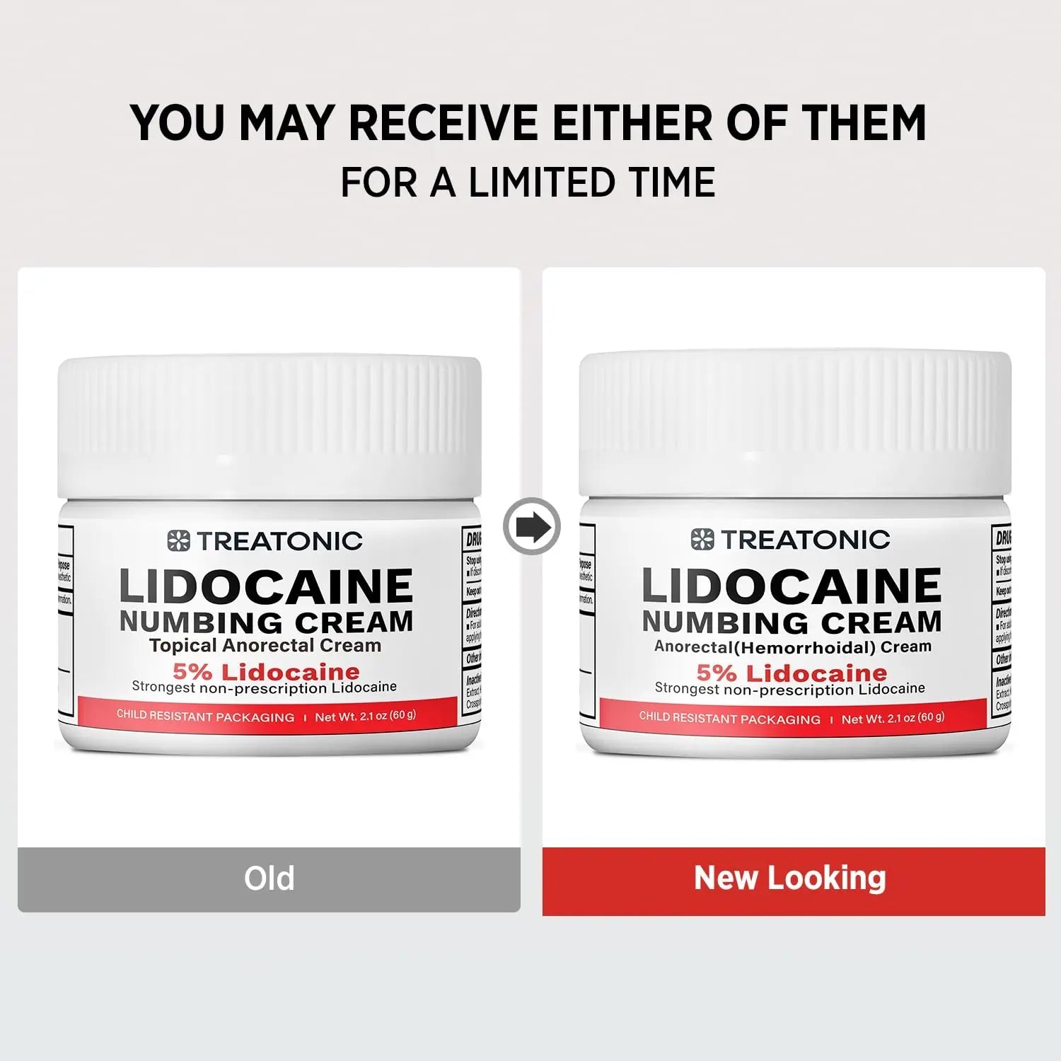 5% Lidocaine Topical Numbing Cream: Maximum Strength Topical Anesthetic Numb Cream for Pain Relief, Itching, Burning, Soreness, Hemorrhoid - Fast Acting & Long Lasting Numbing Formulation - 2.1 oz - TrustMedUSA