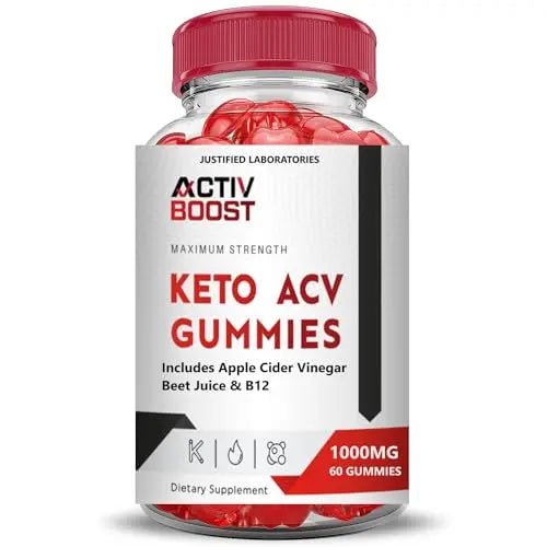 (5 Pack) Activboost Keto ACV Gummies Advanced Formula 1000MG Active Boost - TrustMedUSA