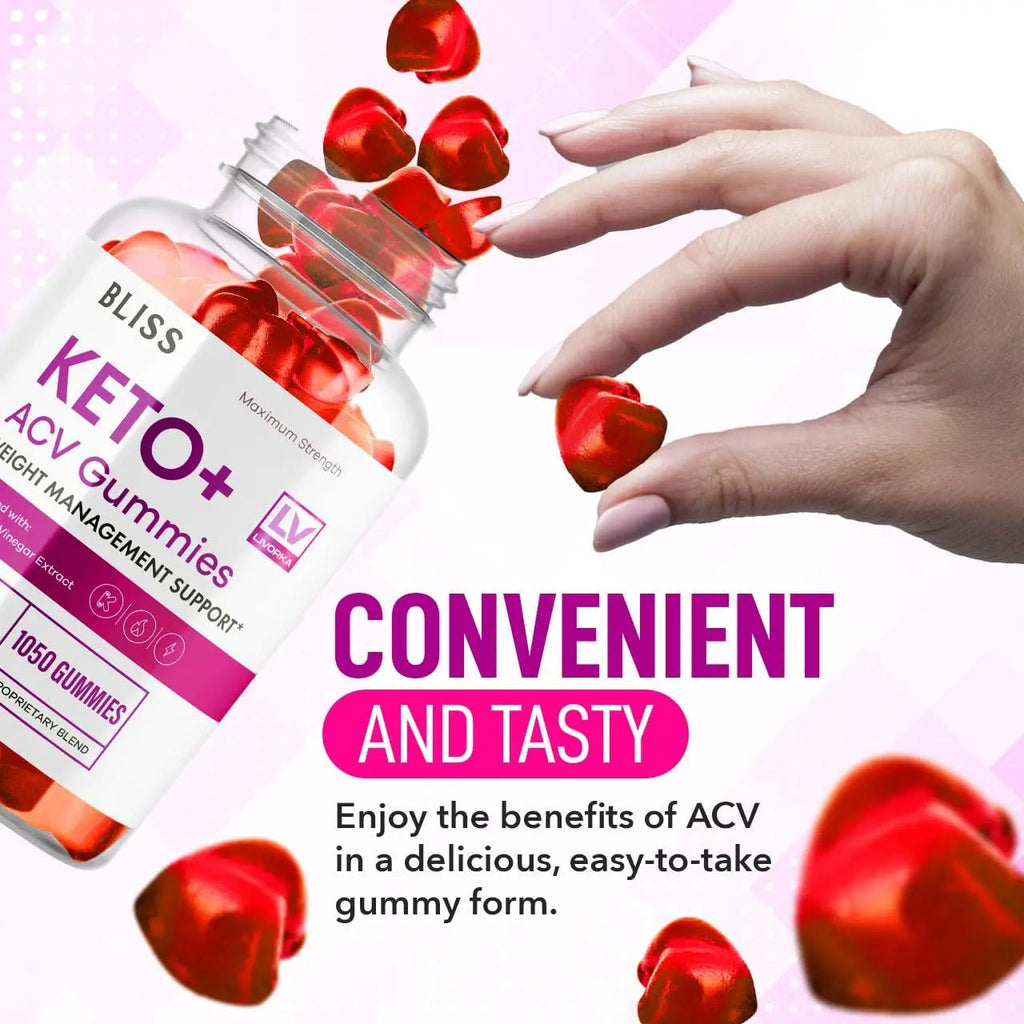 5 Pack - Bliss Keto ACV Gummies Advanced Weight Loss, Bliss ACV Active Gummies - TrustMedUSA