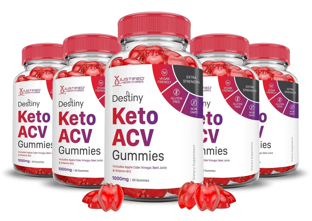 (5 Pack) Destiny Keto ACV Gummies Advanced Formula 1000MG Destiny Keto Gummies - TrustMedUSA