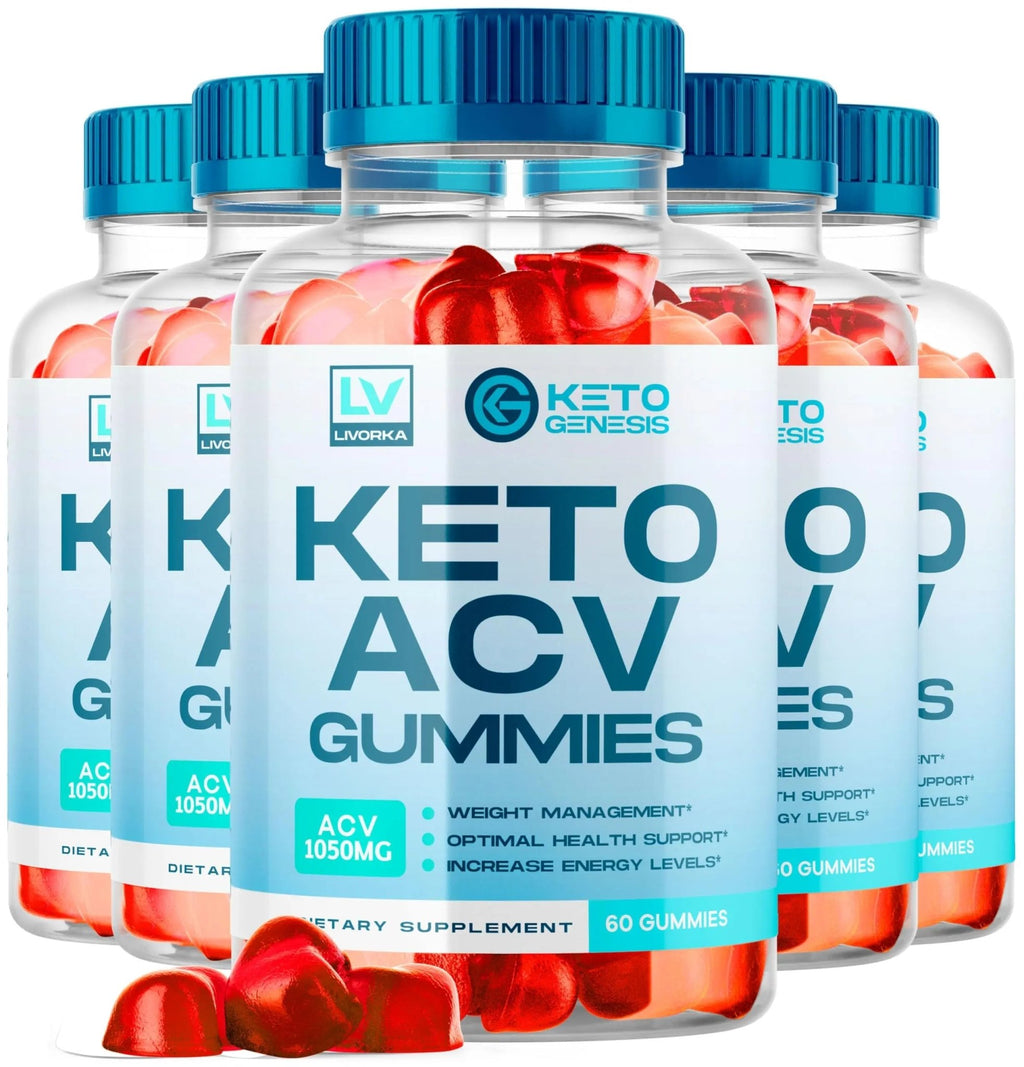 5 Pack - Keto Genesis Keto ACV Gummies Advanced Weight Loss, Genesis ACV, Genesis - TrustMedUSA