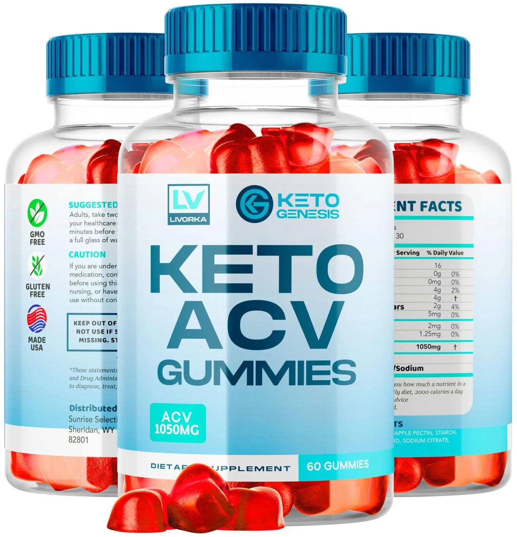 5 Pack - Keto Genesis Keto ACV Gummies Advanced Weight Loss, Genesis ACV, Genesis - TrustMedUSA