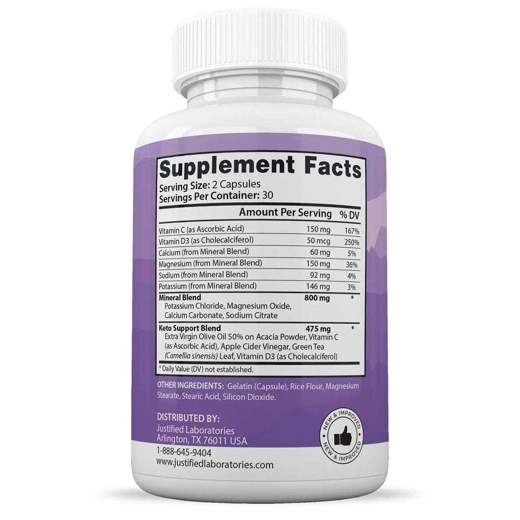 (5 Pack) Ultra Fast Pure Keto Boost Pills 1275MG New & Improved Formula Contains Apple - TrustMedUSA