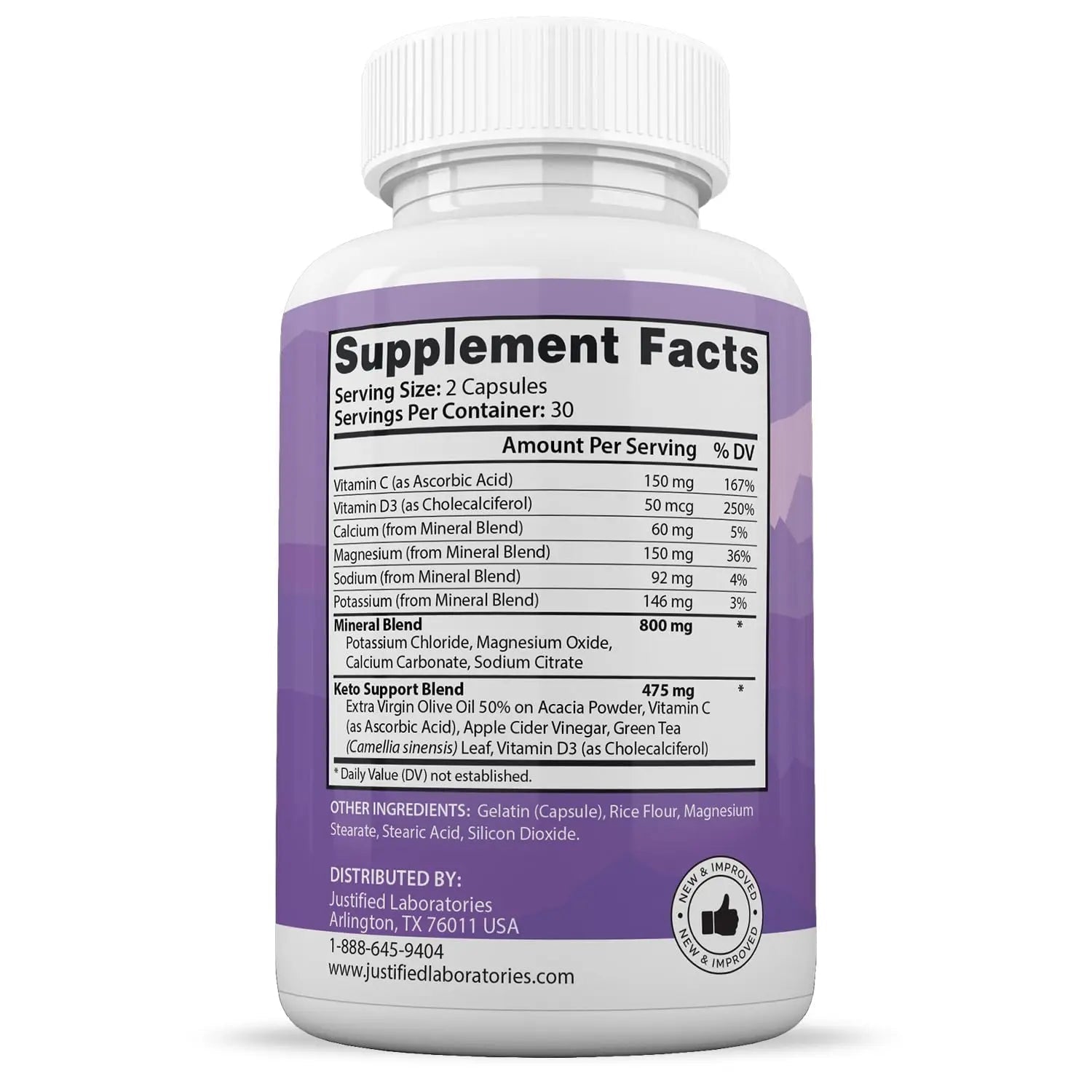 (5 Pack) Ultra Fast Pure Keto Boost Pills 1275MG New & Improved Formula Contains Apple - TrustMedUSA